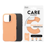 Produktbild för PanzerGlass CARE by PG Peachy iPhone16 6.3 Pro mobiltelefonfodral Omslag Transparent