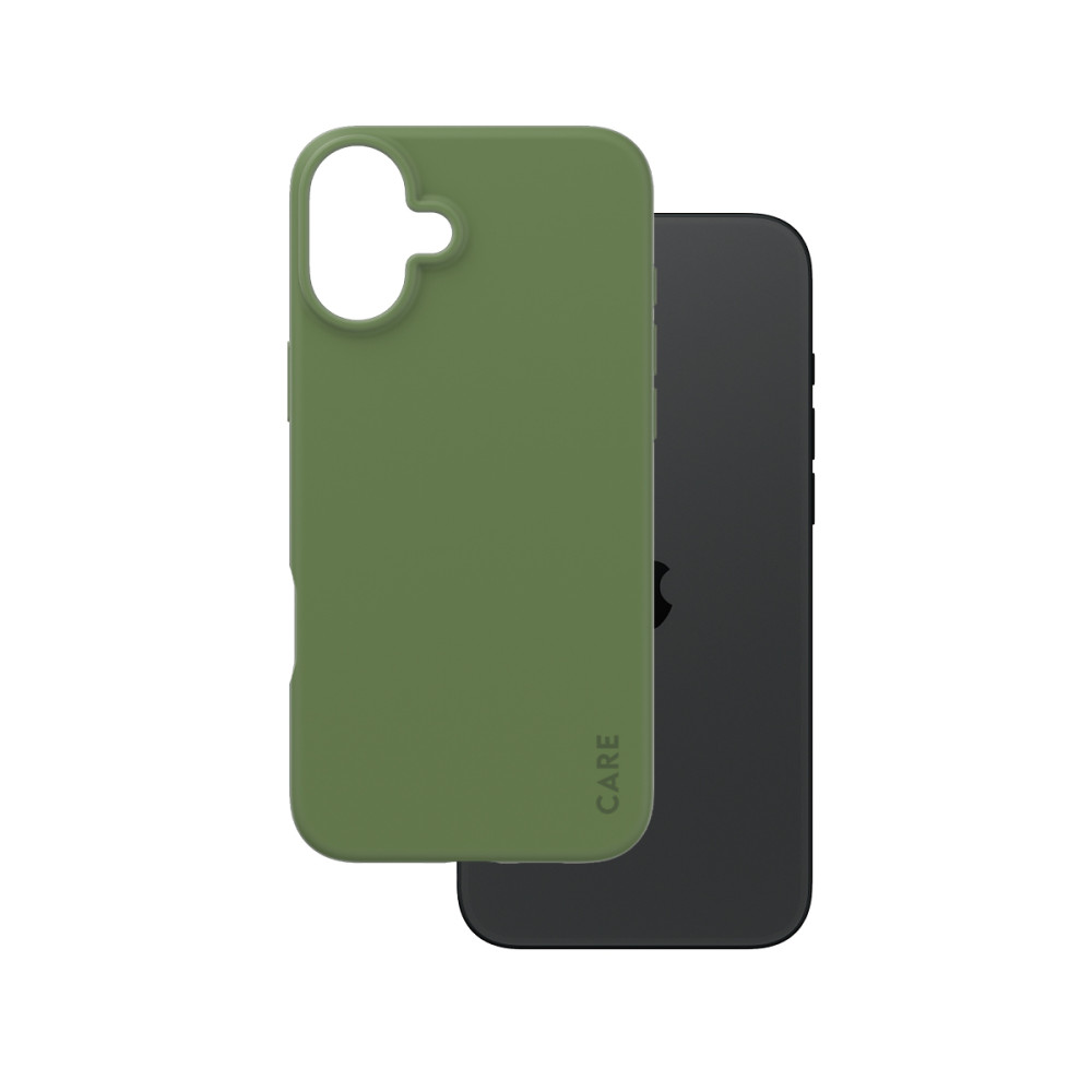 Produktbild för PanzerGlass CARE by PG Green iPhone16 6.7 mobiltelefonfodral Omslag Transparent