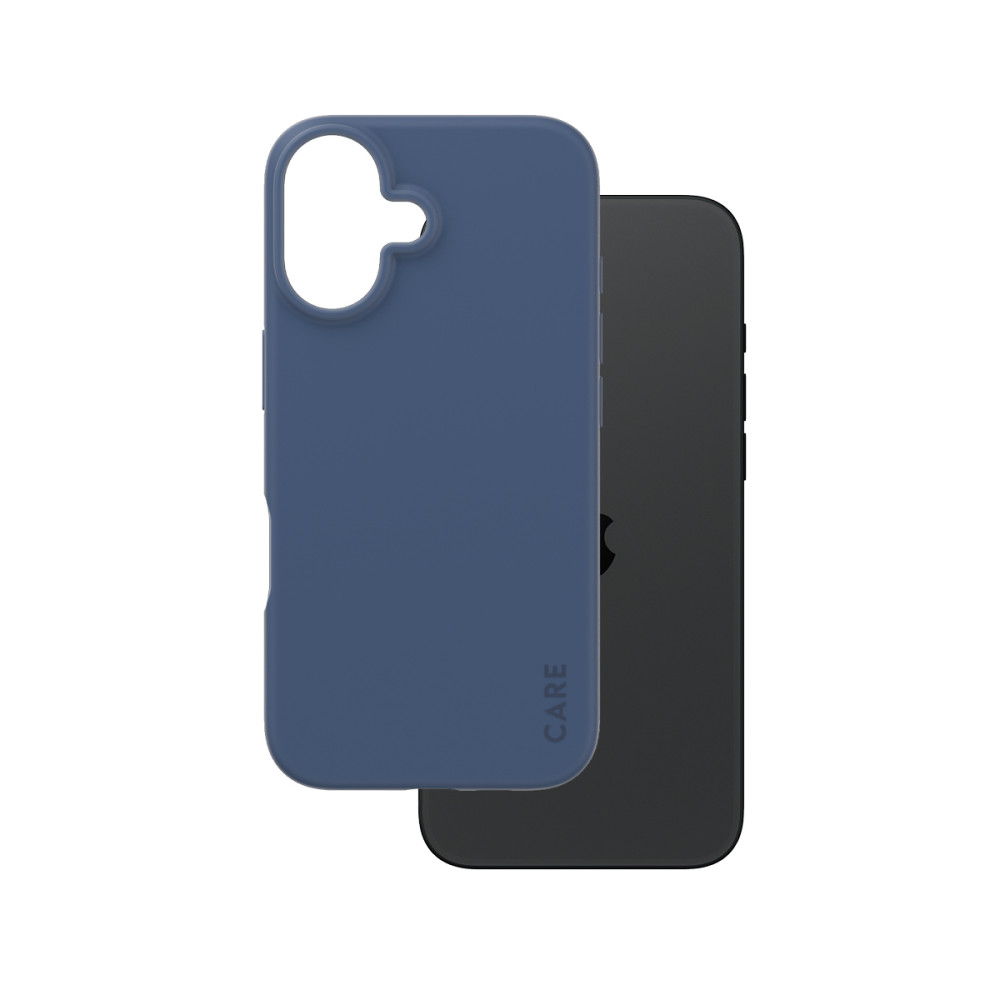 Produktbild för PanzerGlass CARE by PG Blue iPhone16 6.1 mobiltelefonfodral Omslag Transparent