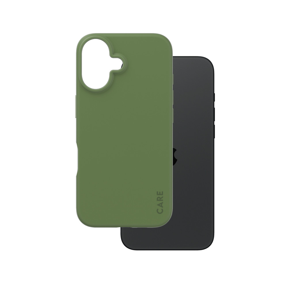 Produktbild för PanzerGlass CARE by PG Green iPhone16 6.1 mobiltelefonfodral Omslag Transparent
