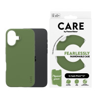 Produktbild för PanzerGlass CARE by PG Green iPhone16 6.1 mobiltelefonfodral Omslag Transparent