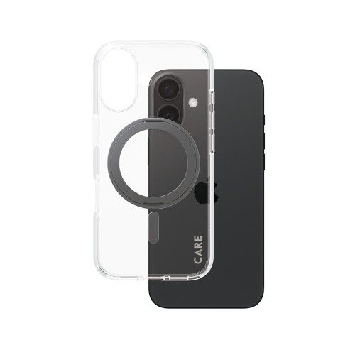 PanzerGlass PanzerGlass CARE by PG BLK Kick/MagS iPhone16 6.1 mobiltelefonfodral Omslag Transparent