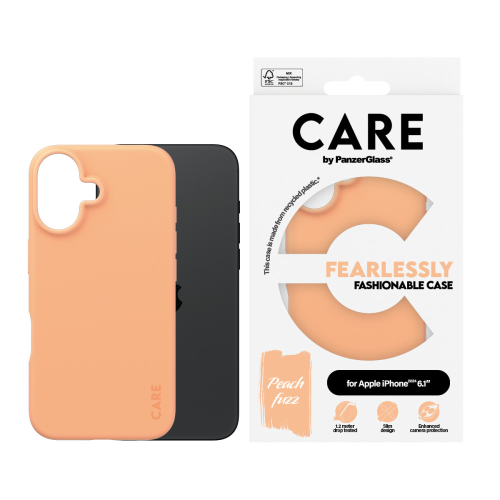 Produktbild för CARE by PanzerGlass - baksidesskydd för mobiltelefon