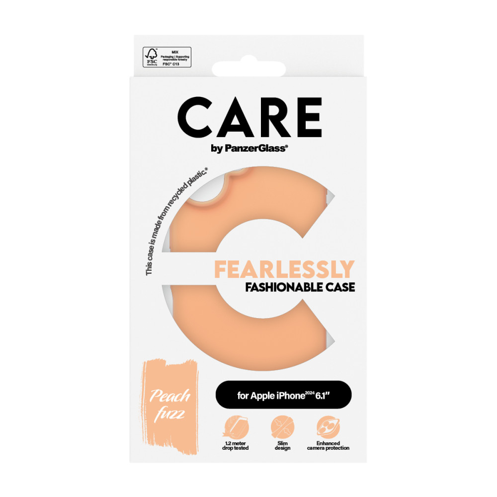 Produktbild för CARE by PanzerGlass - baksidesskydd för mobiltelefon