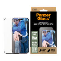 Produktbild för PanzerGlass PG Scrn Alu Frame iPhone 16 6.7Inch UWF