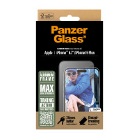 Produktbild för PanzerGlass PG Scrn Alu Frame iPhone 16 6.7Inch UWF