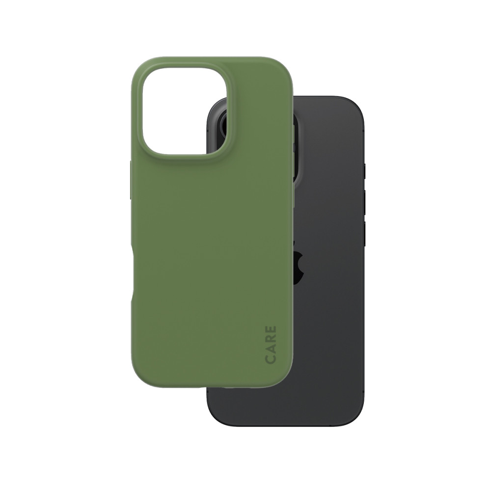 Produktbild för PanzerGlass CARE by PG Green iPhone16 6.3 Pro mobiltelefonfodral Omslag Transparent