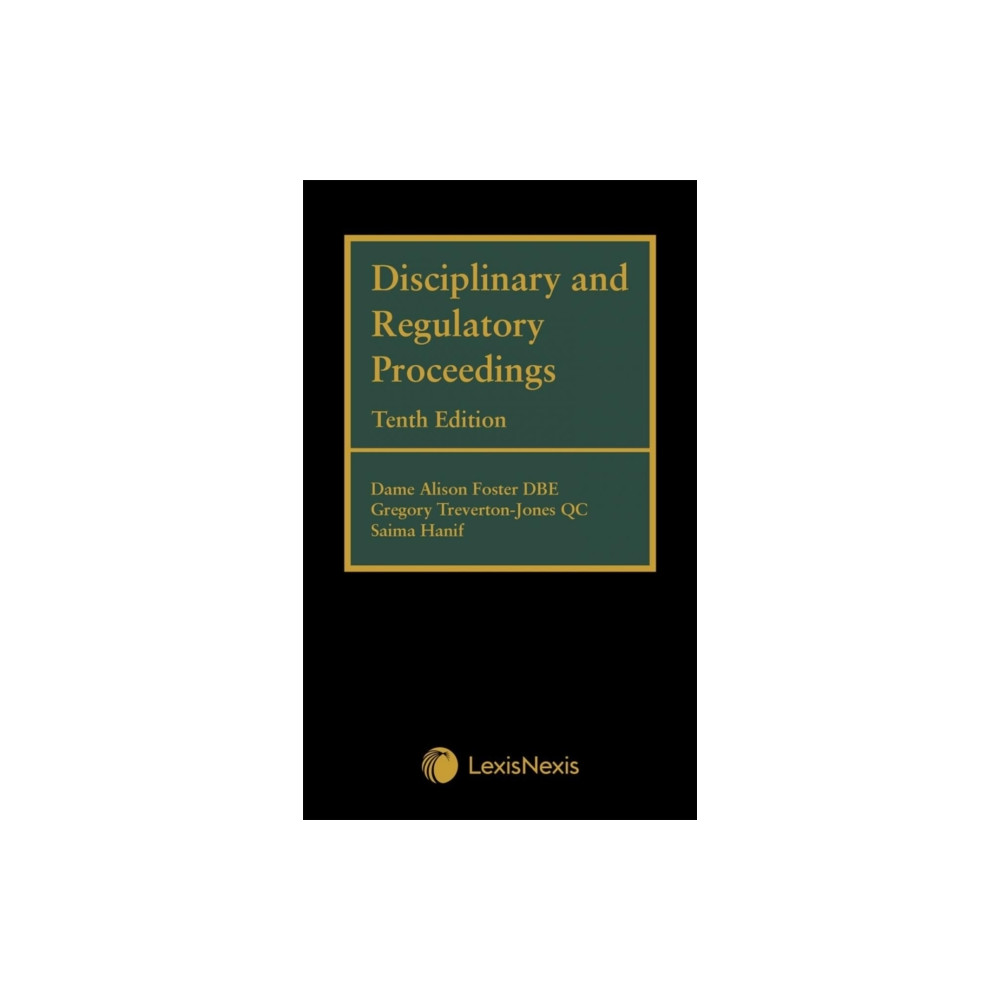 Produktbild för Disciplinary and Regulatory Proceedings (inbunden, eng)