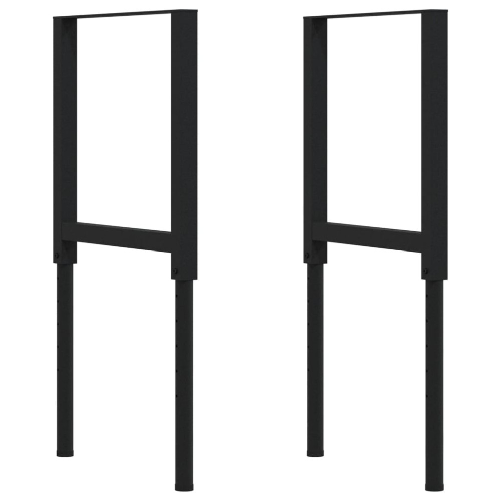 Produktbild för Arbetsbänk 80x60x(73-99,5) cm massiv akacia rektangulär
