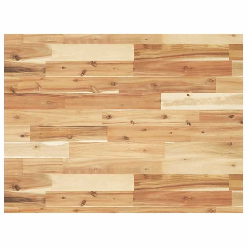 Produktbild för Arbetsbänk 80x60x(73-99,5) cm massiv akacia rektangulär