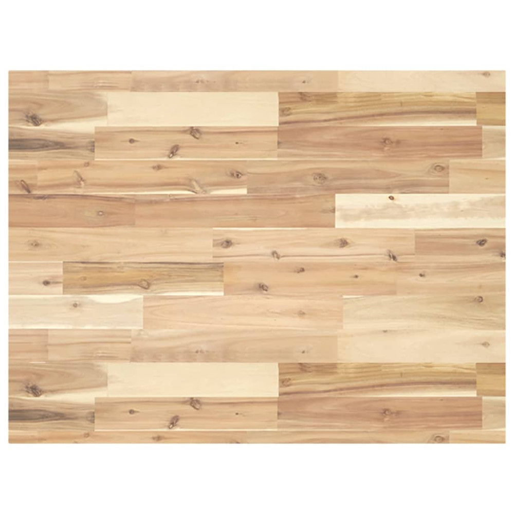 Produktbild för Arbetsbänk 80x60x(73-99,5) cm massiv akacia rektangulär