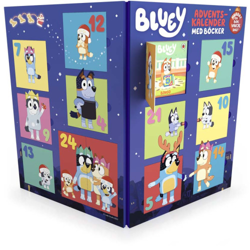 Tukan Förlag Bluey adventskalender (bok)