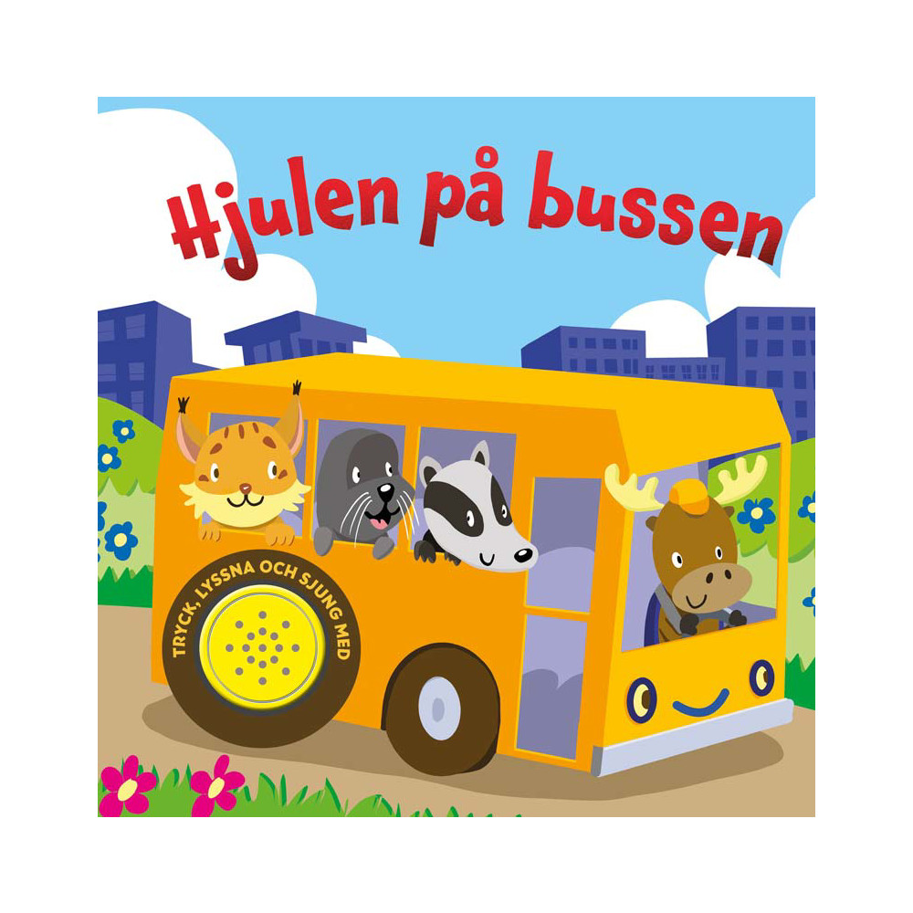 Produktbild för Hjulen på bussen (bok, board book)
