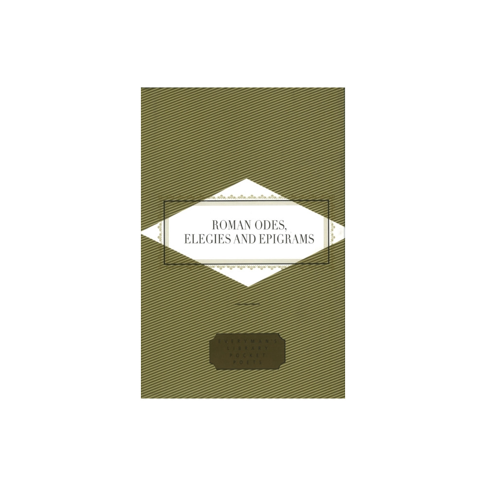 Produktbild för Roman Odes, Elegies & Epigrams (inbunden, eng)