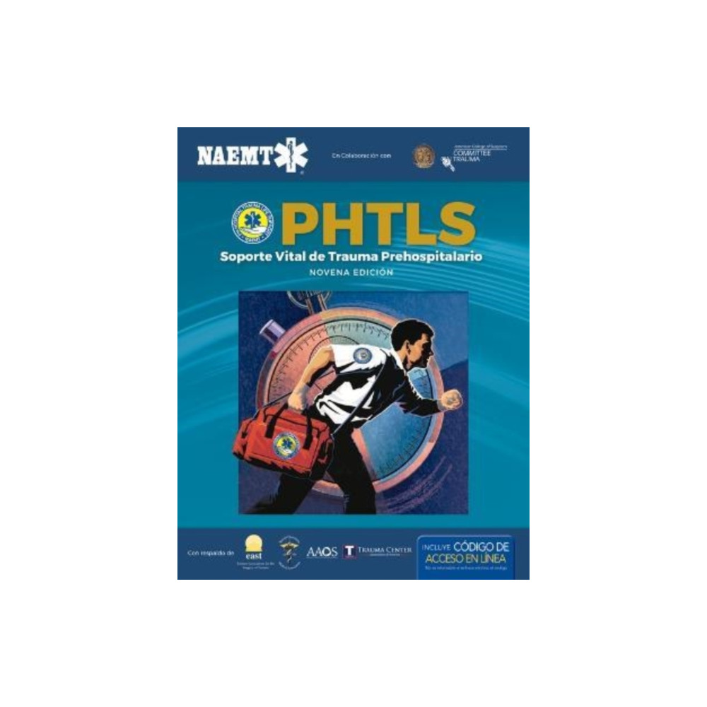 Produktbild för PHTLS 9e Spanish: Soporte Vital De Trauma Prehospitalario, Novena Edicion (häftad, eng)