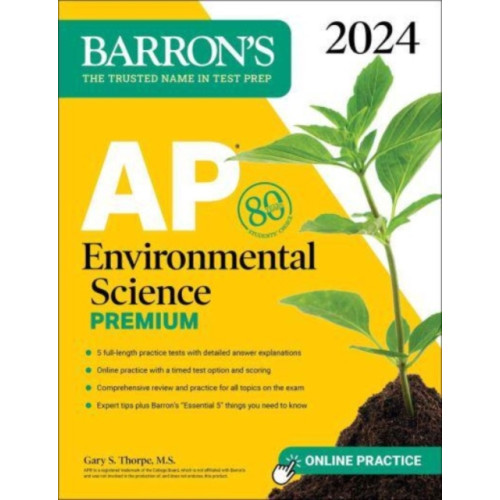 Kaplan Publishing AP Environmental Science Premium, 2024: 5 Practice Tests + Comprehensive Review + Online Practice (häftad, eng)