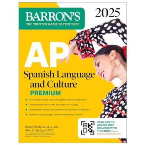 Kaplan Publishing AP Spanish Language and Culture Premium, 2025: Prep Book with 5 Practice Tests + Comprehensive Review + Online Practice (häftad, eng)