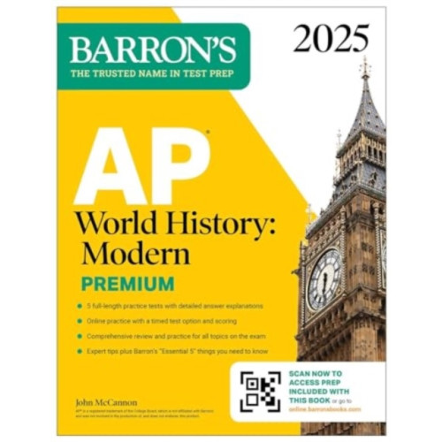 Kaplan Publishing AP World History: Modern Premium, 2025: Prep Book with 5 Practice Tests + Comprehensive Review + Online Practice (häftad, eng)