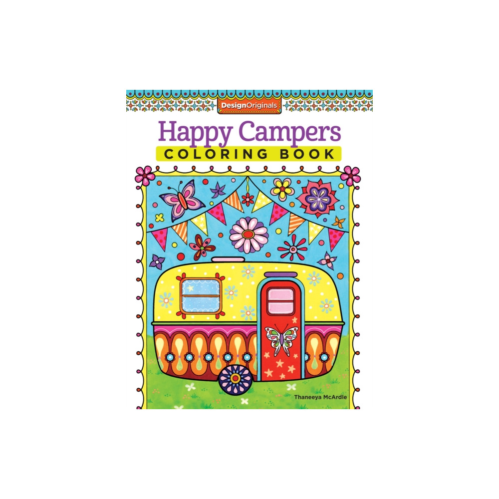 Produktbild för Happy Campers Coloring Book (häftad, eng)