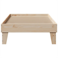 Produktbild för Sängram utan madrass 90x190 cm massiv furu