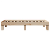 Produktbild för Sängram utan madrass 90x190 cm massiv furu