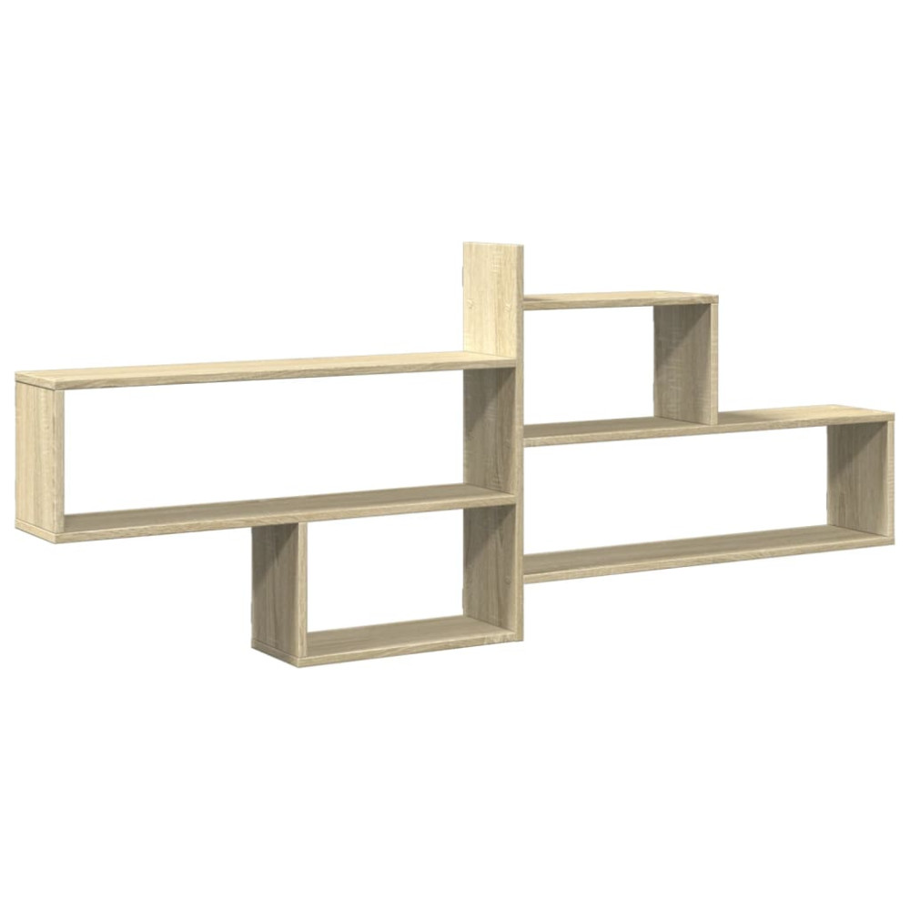 Produktbild för Vägghylla sonoma-ek 167,5x18x68 cm konstruerat trä
