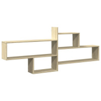 Produktbild för Vägghylla sonoma-ek 167,5x18x68 cm konstruerat trä