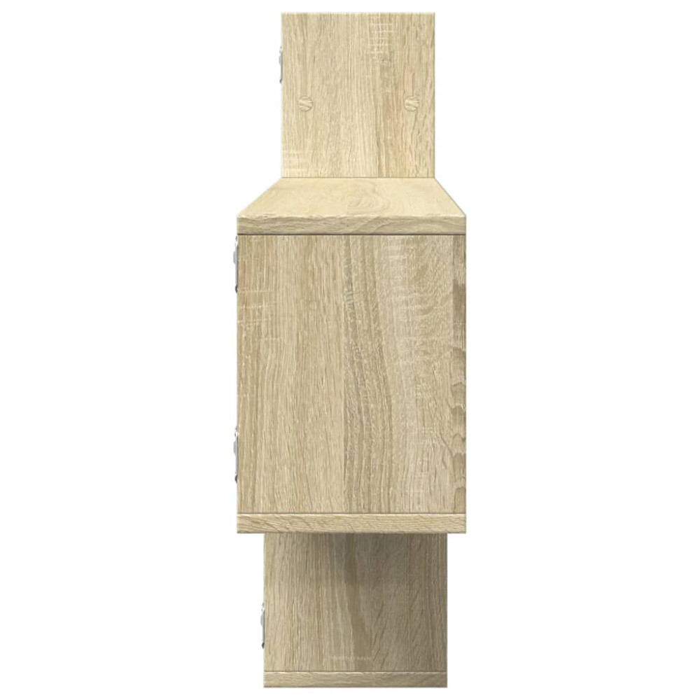Produktbild för Vägghylla sonoma-ek 167,5x18x68 cm konstruerat trä