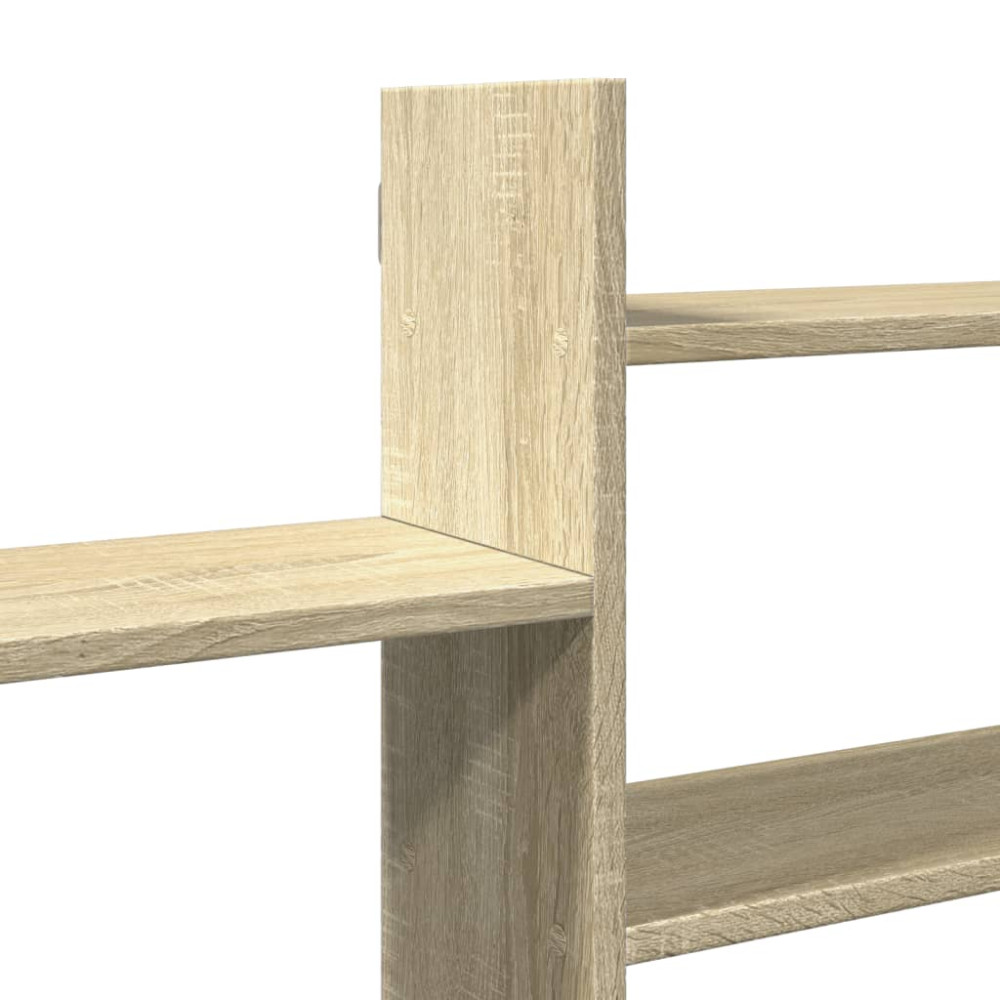 Produktbild för Vägghylla sonoma-ek 167,5x18x68 cm konstruerat trä
