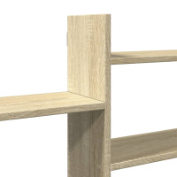 Produktbild för Vägghylla sonoma-ek 167,5x18x68 cm konstruerat trä