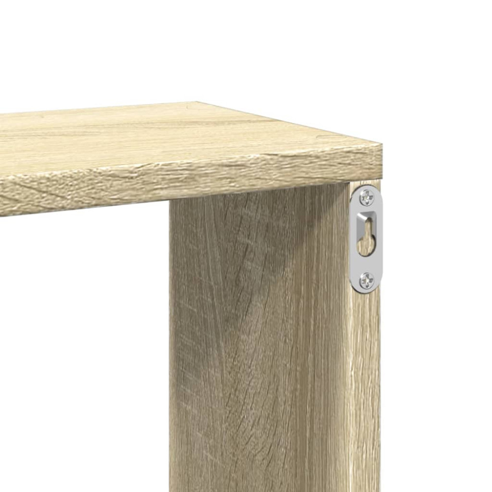 Produktbild för Vägghylla sonoma-ek 167,5x18x68 cm konstruerat trä