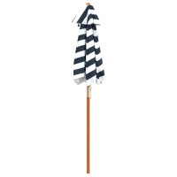 Produktbild för Trädgårdsparasoll med trästång för barn Ø120x140 cm
