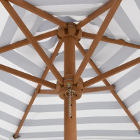 Produktbild för Trädgårdsparasoll med trästång för barn Ø120x140 cm