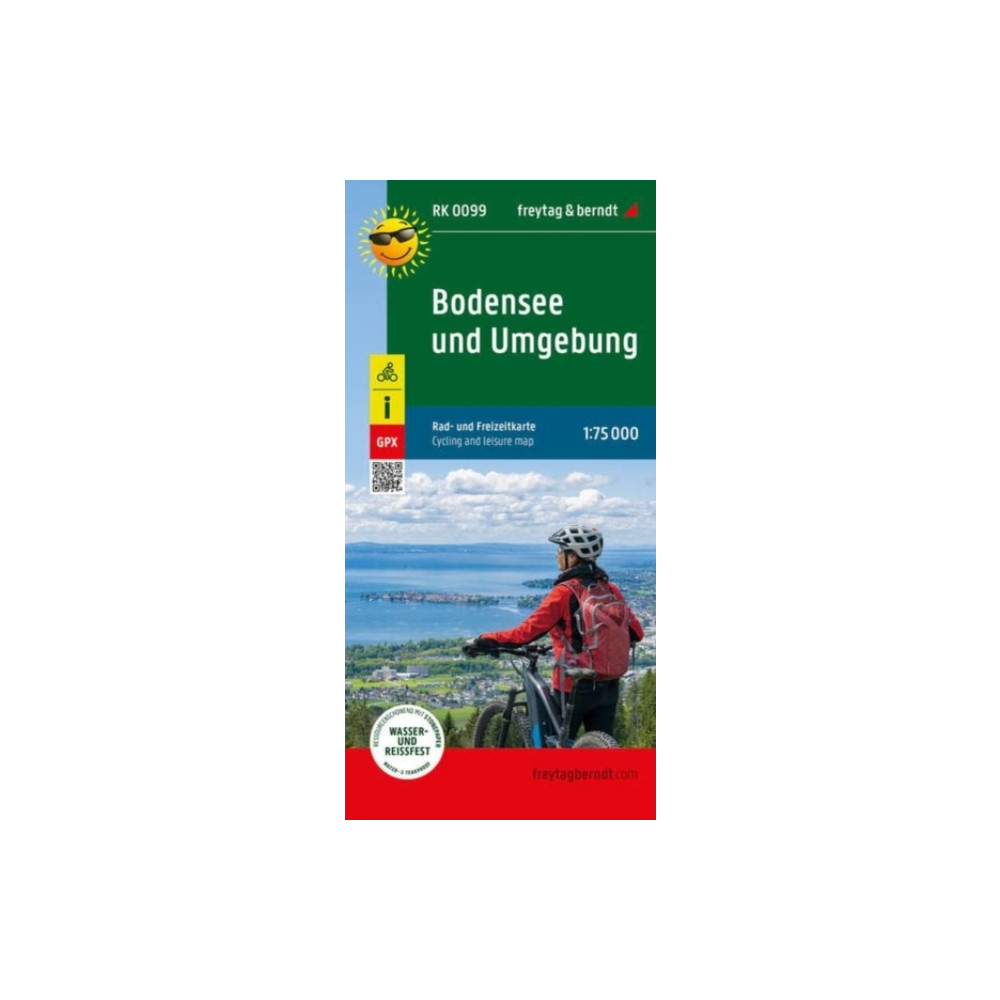 Produktbild för Lake Constance and the surrounding area, Road map 1:75.000,