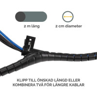 Produktbild för Kabelsamlare FELLOWES Cablezip svart