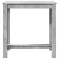 Produktbild för Barbord betonggrå 102x50x103,5 cm konstruerat trä