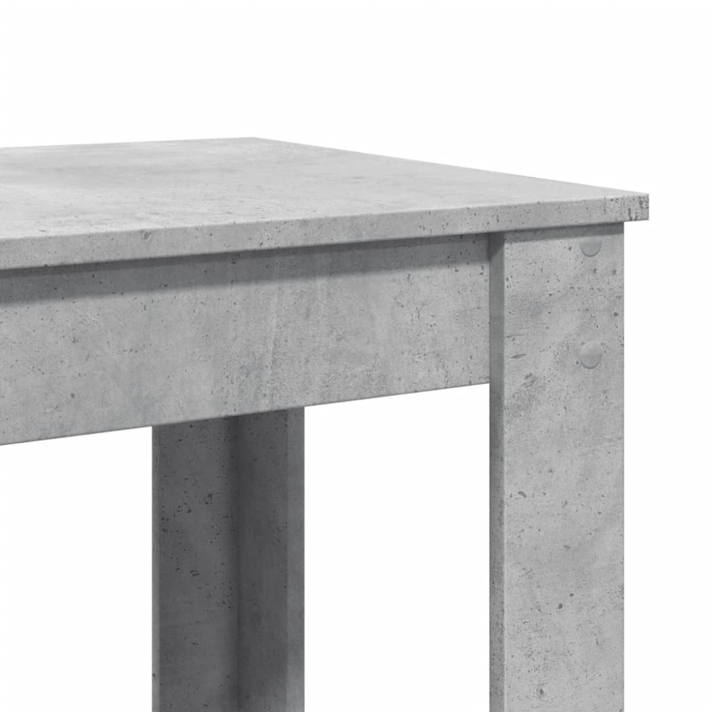 Produktbild för Barbord betonggrå 102x50x103,5 cm konstruerat trä