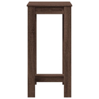 Produktbild för Barbord brun ek 51x50x103,5 cm konstruerat trä
