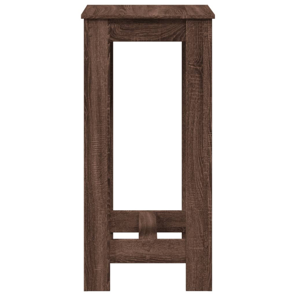 Produktbild för Barbord brun ek 51x50x103,5 cm konstruerat trä