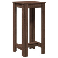 Produktbild för Barbord brun ek 51x50x103,5 cm konstruerat trä