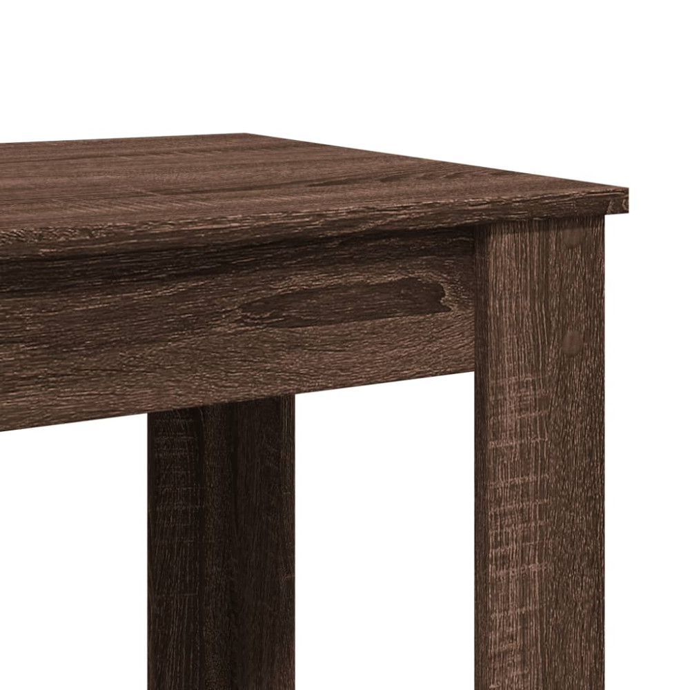 Produktbild för Barbord brun ek 51x50x103,5 cm konstruerat trä