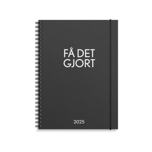 Burde Kalender Få det gjort 2025 svart