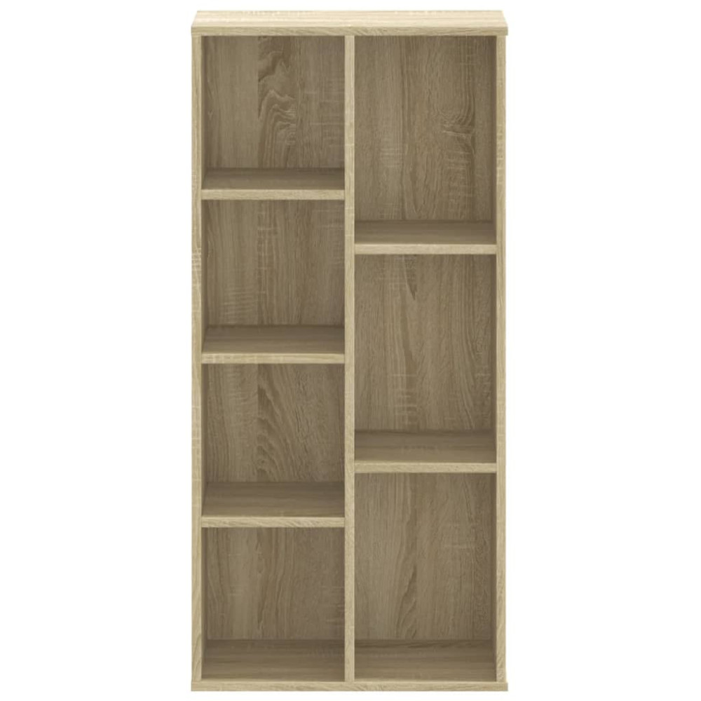 Produktbild för Bokhylla sonoma-ek 50x25x105 cm konstruerat trä