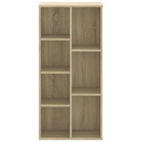 Produktbild för Bokhylla sonoma-ek 50x25x105 cm konstruerat trä