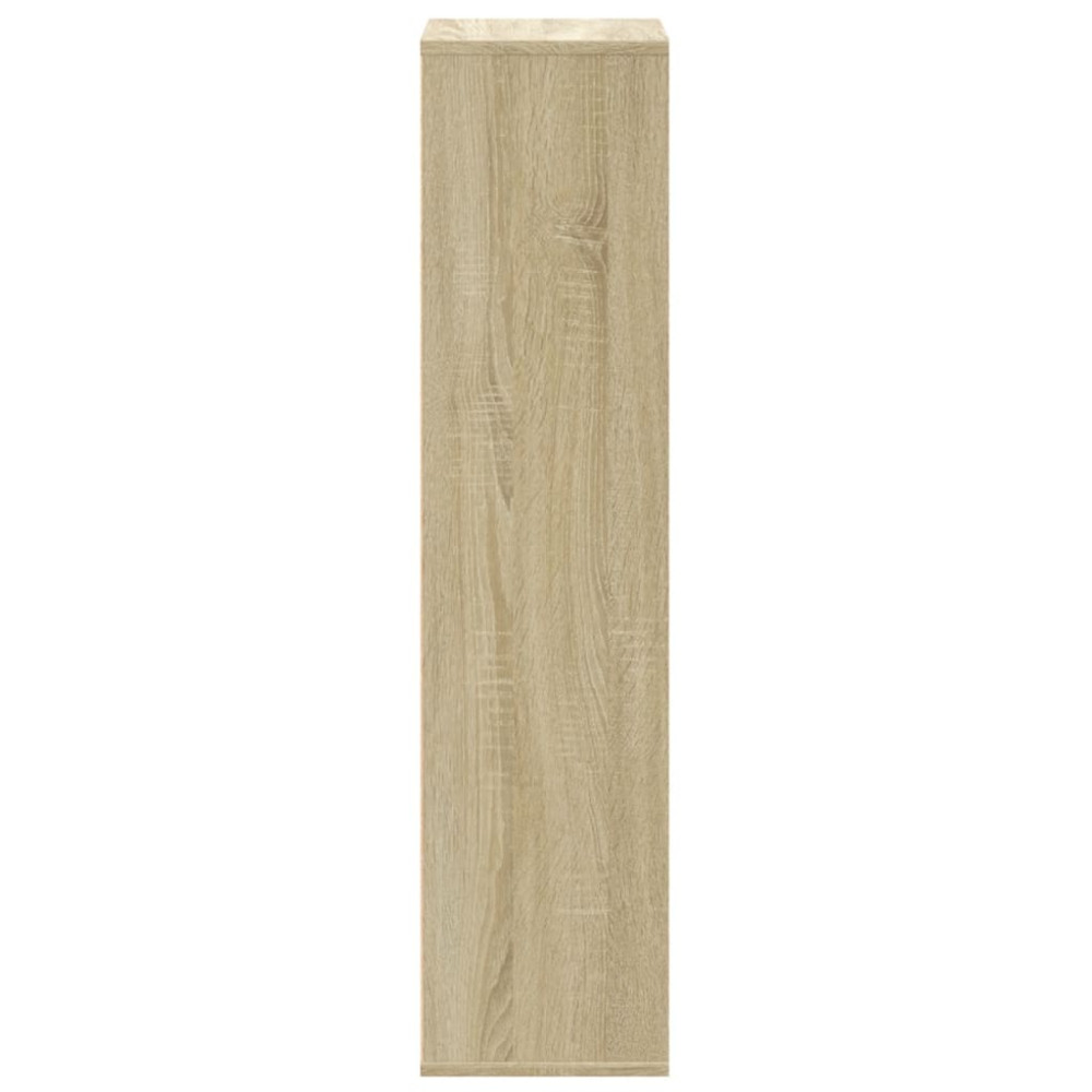 Produktbild för Bokhylla sonoma-ek 50x25x105 cm konstruerat trä