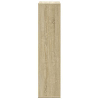 Produktbild för Bokhylla sonoma-ek 50x25x105 cm konstruerat trä