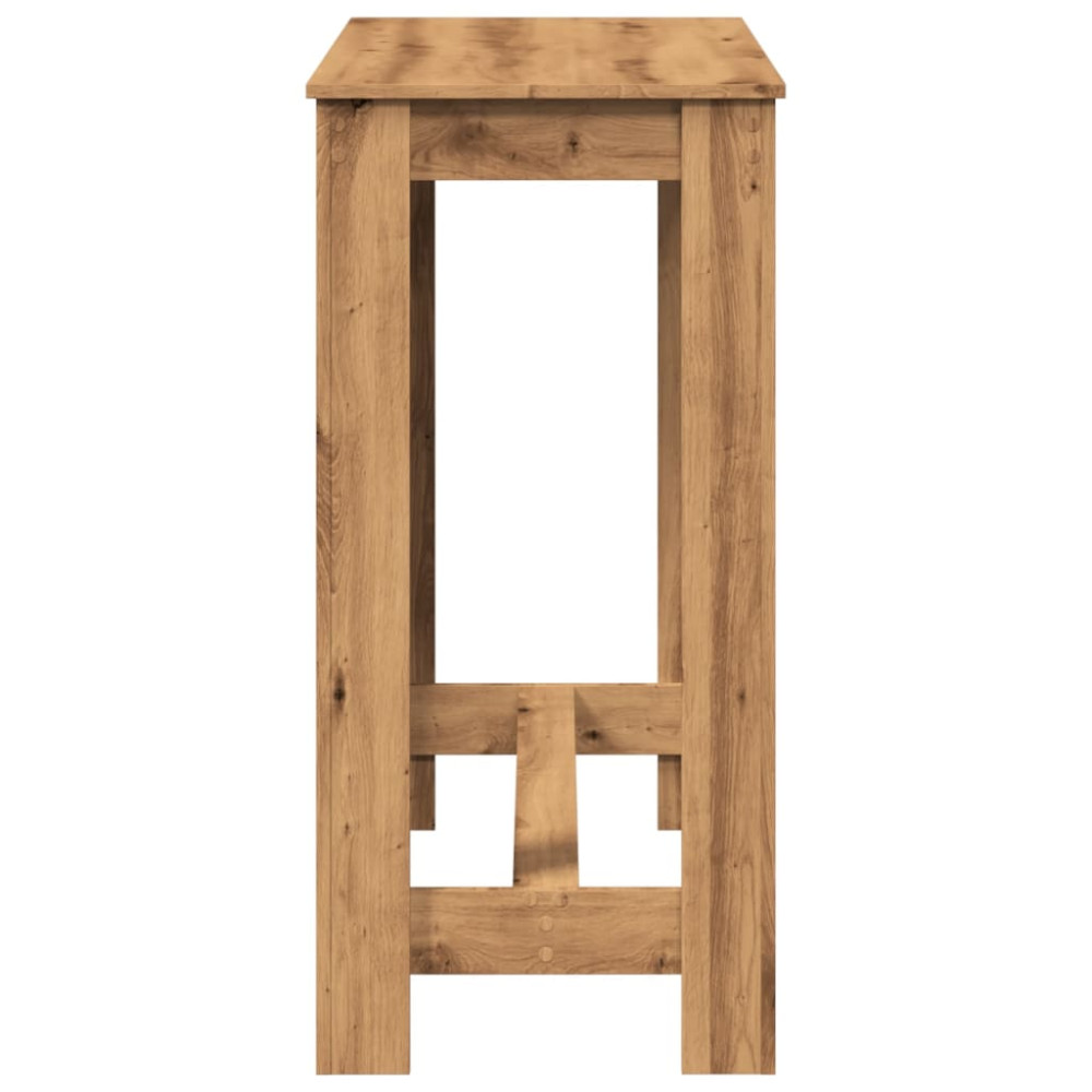Produktbild för Barbord artisian-ek 102x50x103,5 cm konstruerat trä