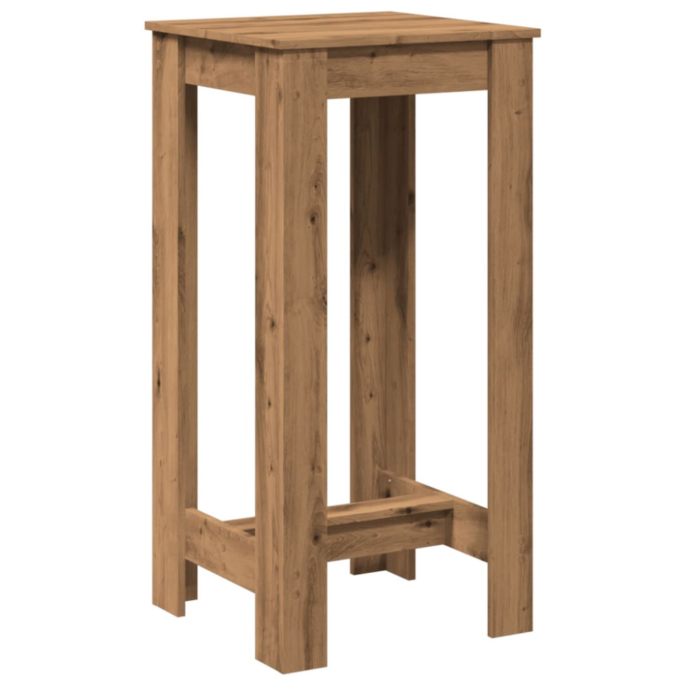 Produktbild för Barbord artisian-ek 51x50x103,5 cm konstruerat trä