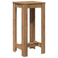 Produktbild för Barbord artisian-ek 51x50x103,5 cm konstruerat trä