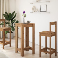 Produktbild för Barbord artisian-ek 51x50x103,5 cm konstruerat trä